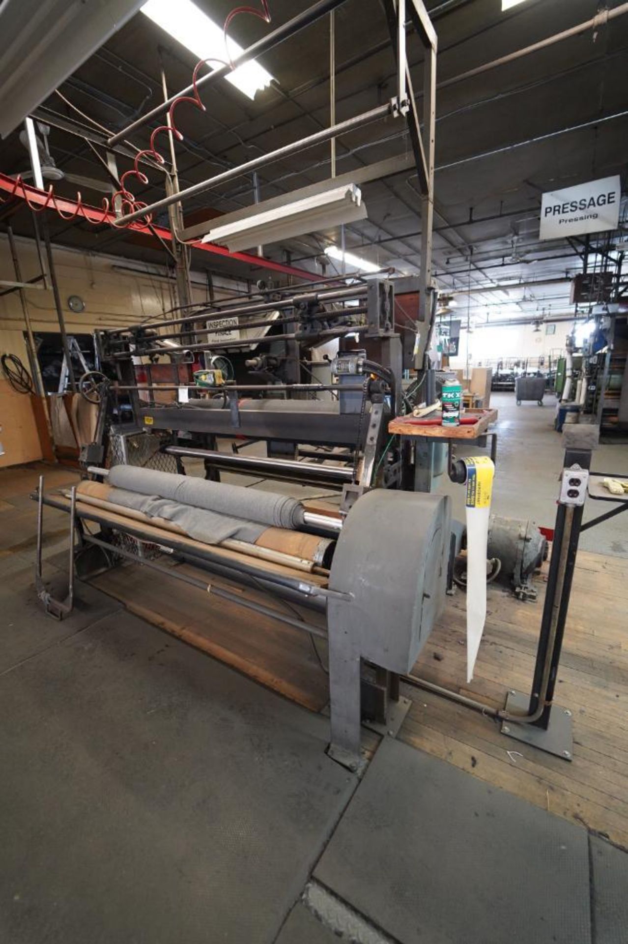 Parks & Woolson Double and Fold Machine, 80" wide down to 40", Located At 250 Route de la Station, S - Image 3 of 5