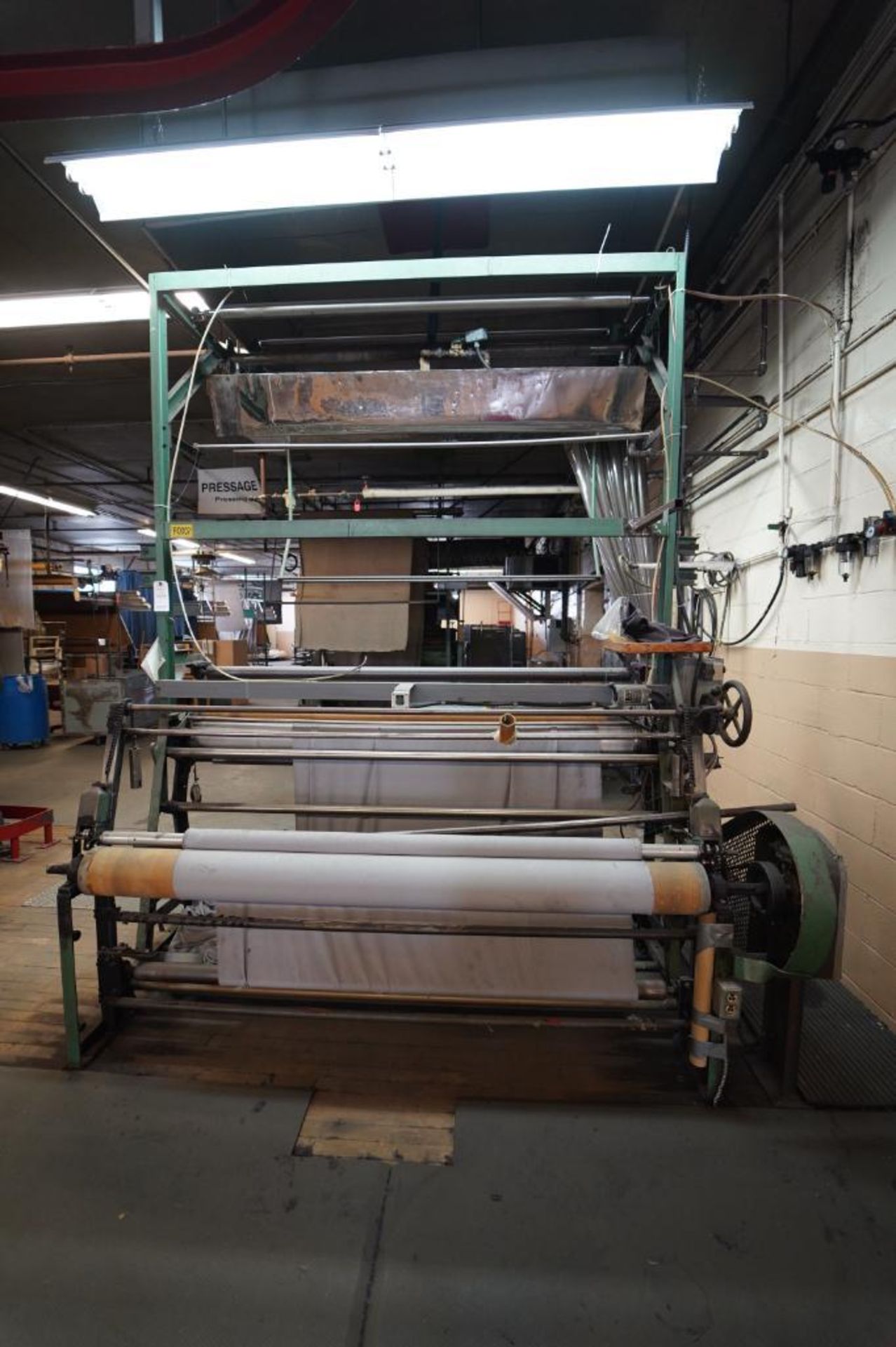 Homemade Re-Roll Machine, 84" wide, Located At 250 Route de la Station, Saint-Victor, Quebec, Canada
