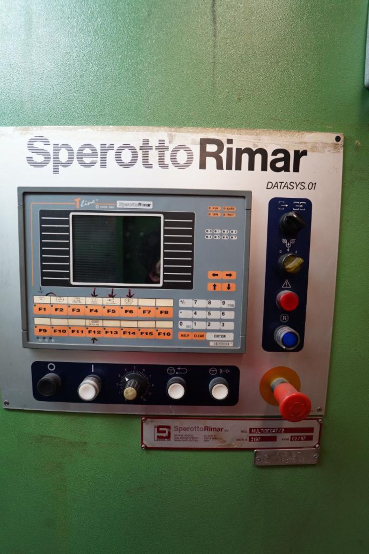 1997 SPEROTTO RIMAR CONTINUOUS DECATISING MACHINE, MODEL MULTIDECAT, Located At 250 Route de la Stat - Image 11 of 22