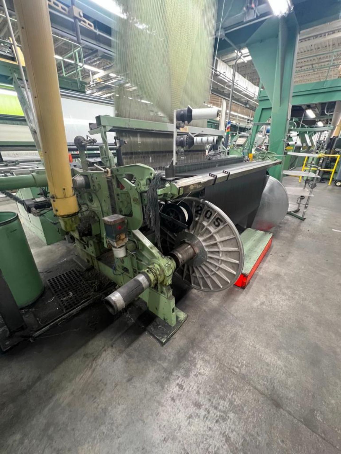 1997 Dornier 210 cm Jacquard Rapier Loom, Model HTVS 8/J, S/N 38463 - Equipped with 8 Colors, 4 Feed - Image 5 of 14