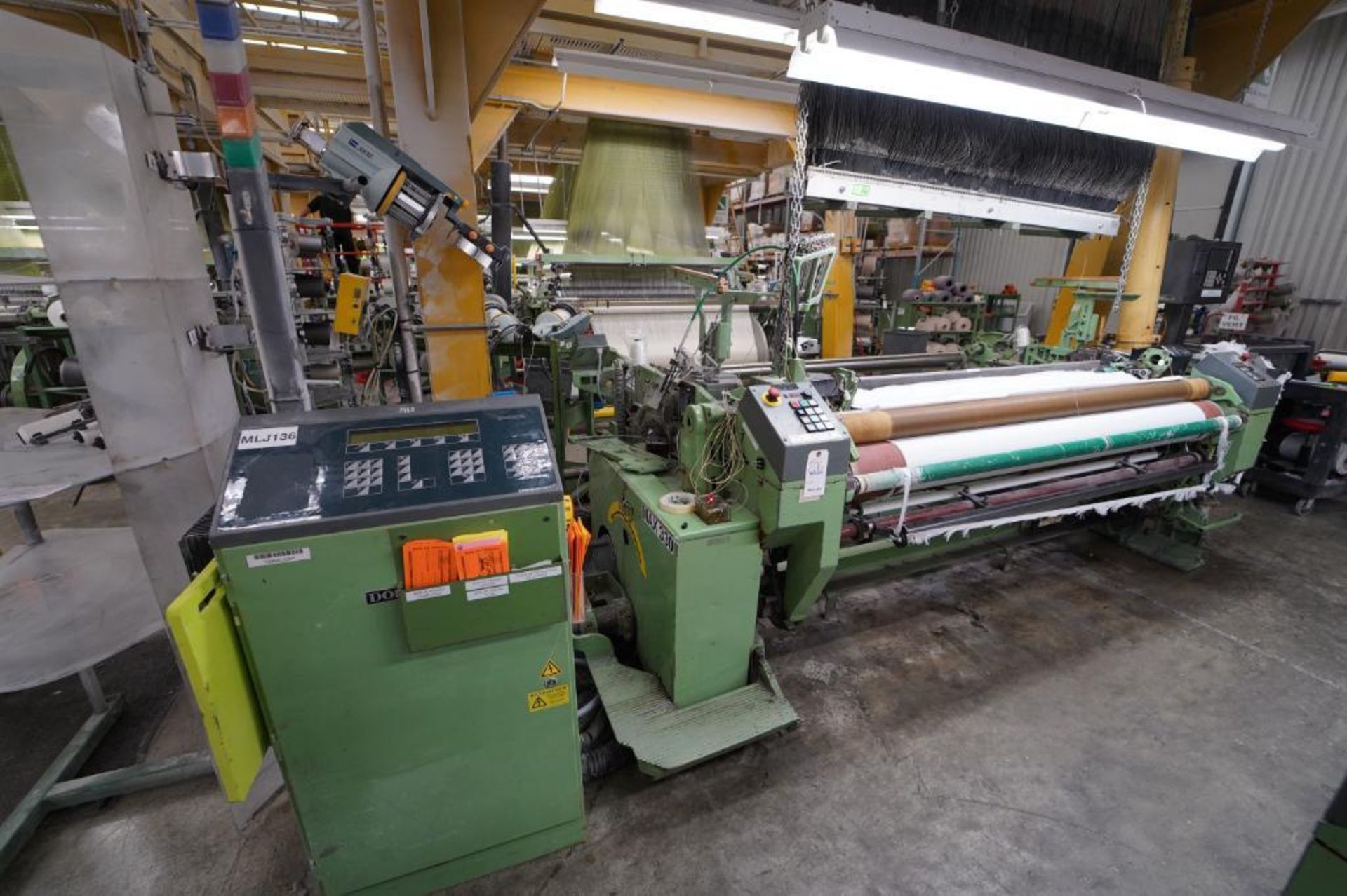 1993 Dornier 200 cm Jacquard Rapier Loom, Model HTVS 8/J, S/N 33846 - Equiped with 6 ECS, Located At - Image 2 of 9