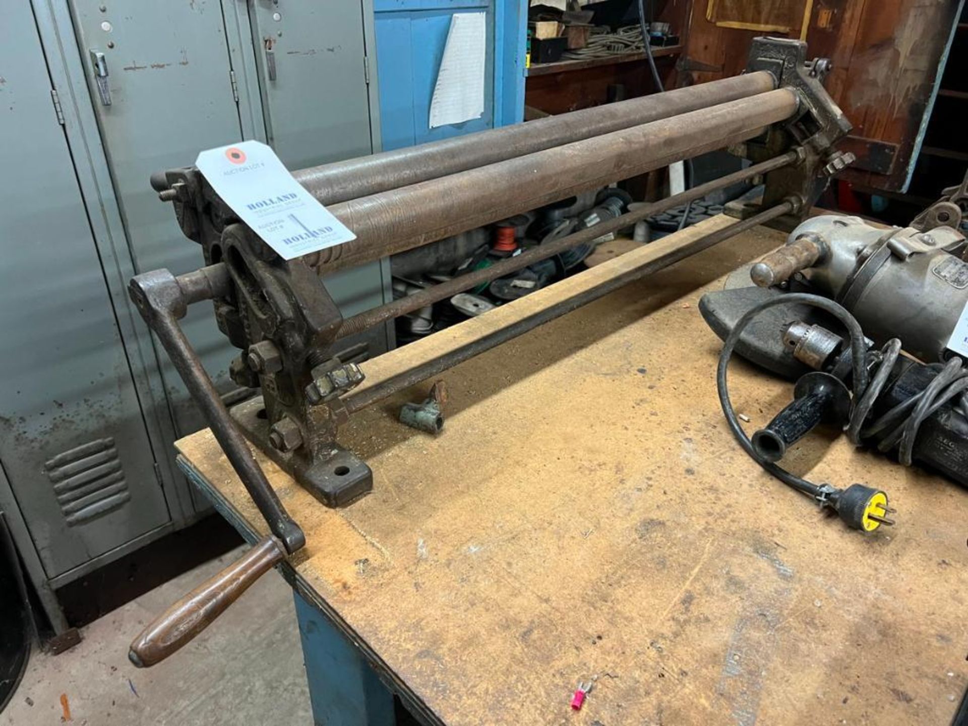 Pexto Mdl: 382A 36" Sheet Metal Roller - Serial #: 7-1922, Located At 32 Mill St, Newport, ME 04953