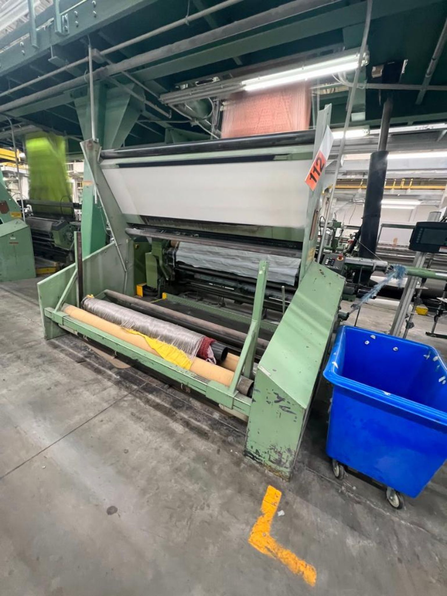 1996 Dornier 220 cm Jacquard Rapier Loom, Model HTVS 4/E, S/N 37553 - Equipped with 8 ECS, 4 Feeders - Image 9 of 9