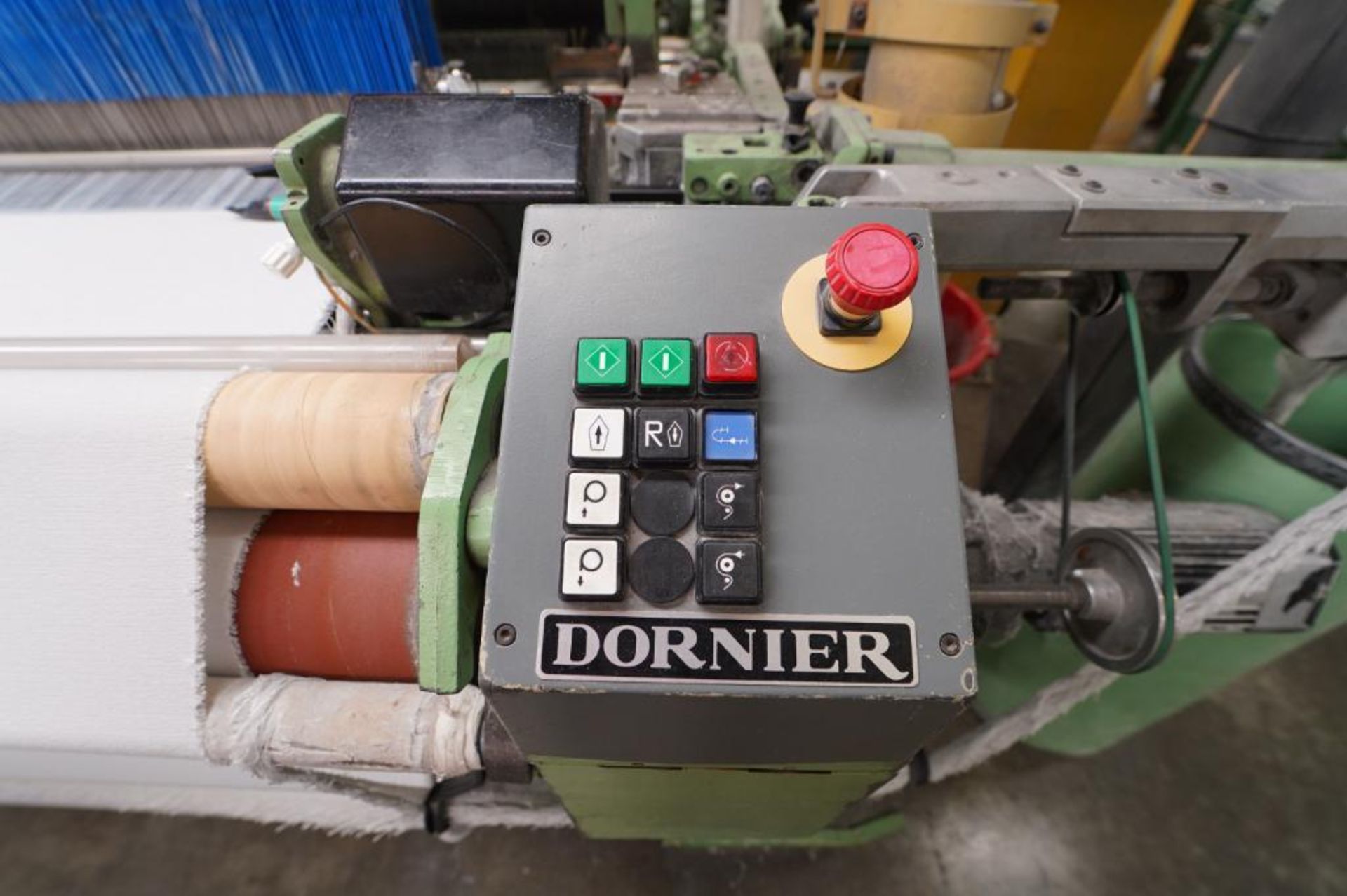 1993 Dornier 200 cm Jacquard Rapier Loom, Model HTVS 8/J, S/N 33847 - Equiped with 6 ECS, Located At - Image 7 of 10