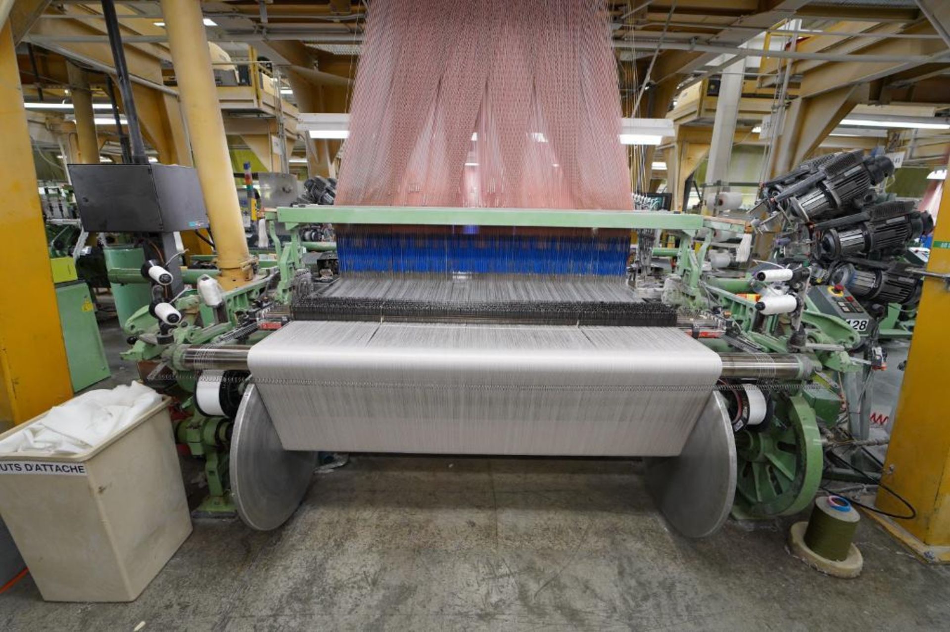 1993 Dornier 200 cm Jacquard Rapier Loom, Model HTVS 8/J, S/N 33850 - Equiped with 6 ECS, Located At - Image 9 of 10