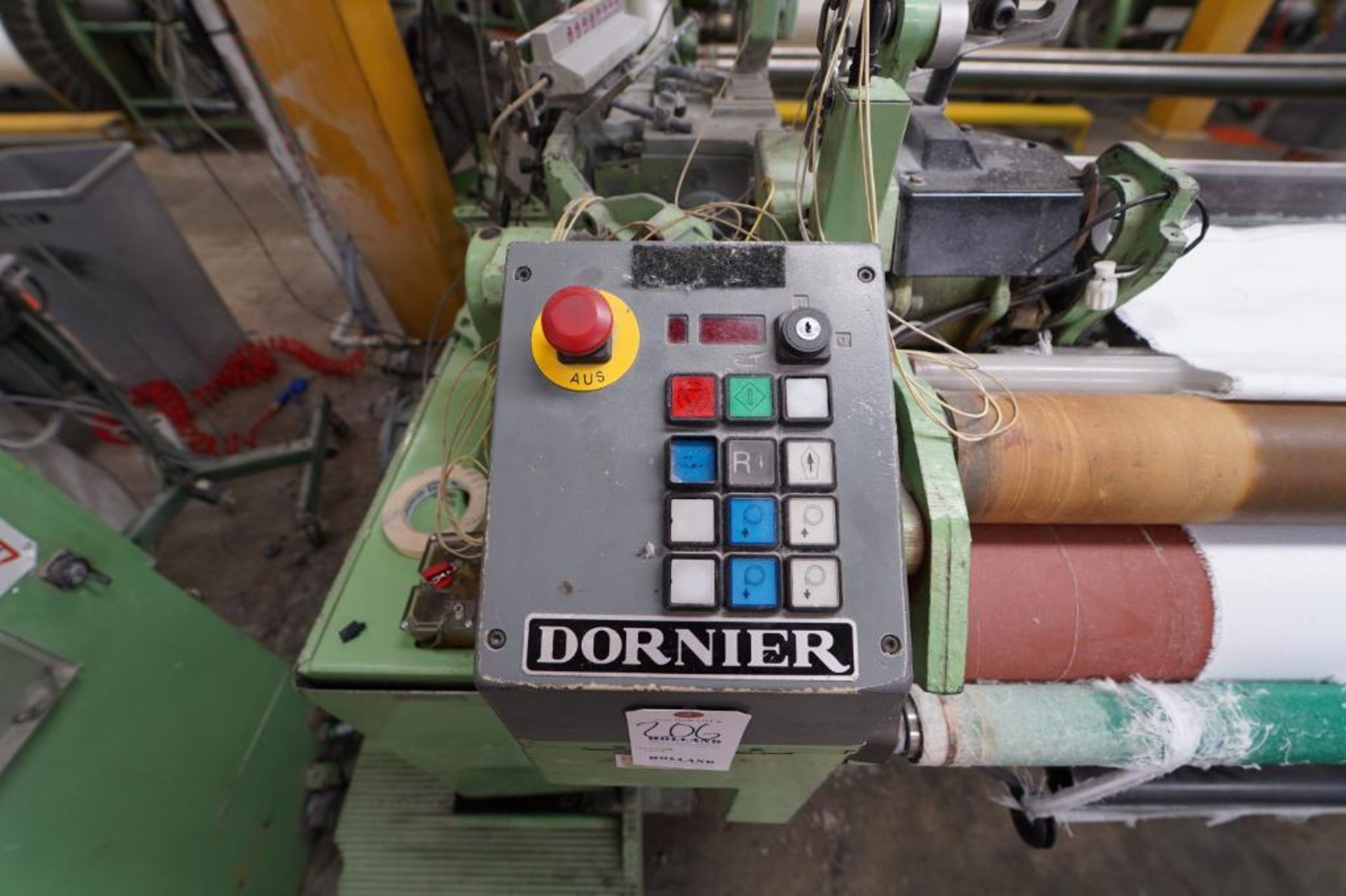 1993 Dornier 200 cm Jacquard Rapier Loom, Model HTVS 8/J, S/N 33846 - Equiped with 6 ECS, Located At - Image 5 of 9