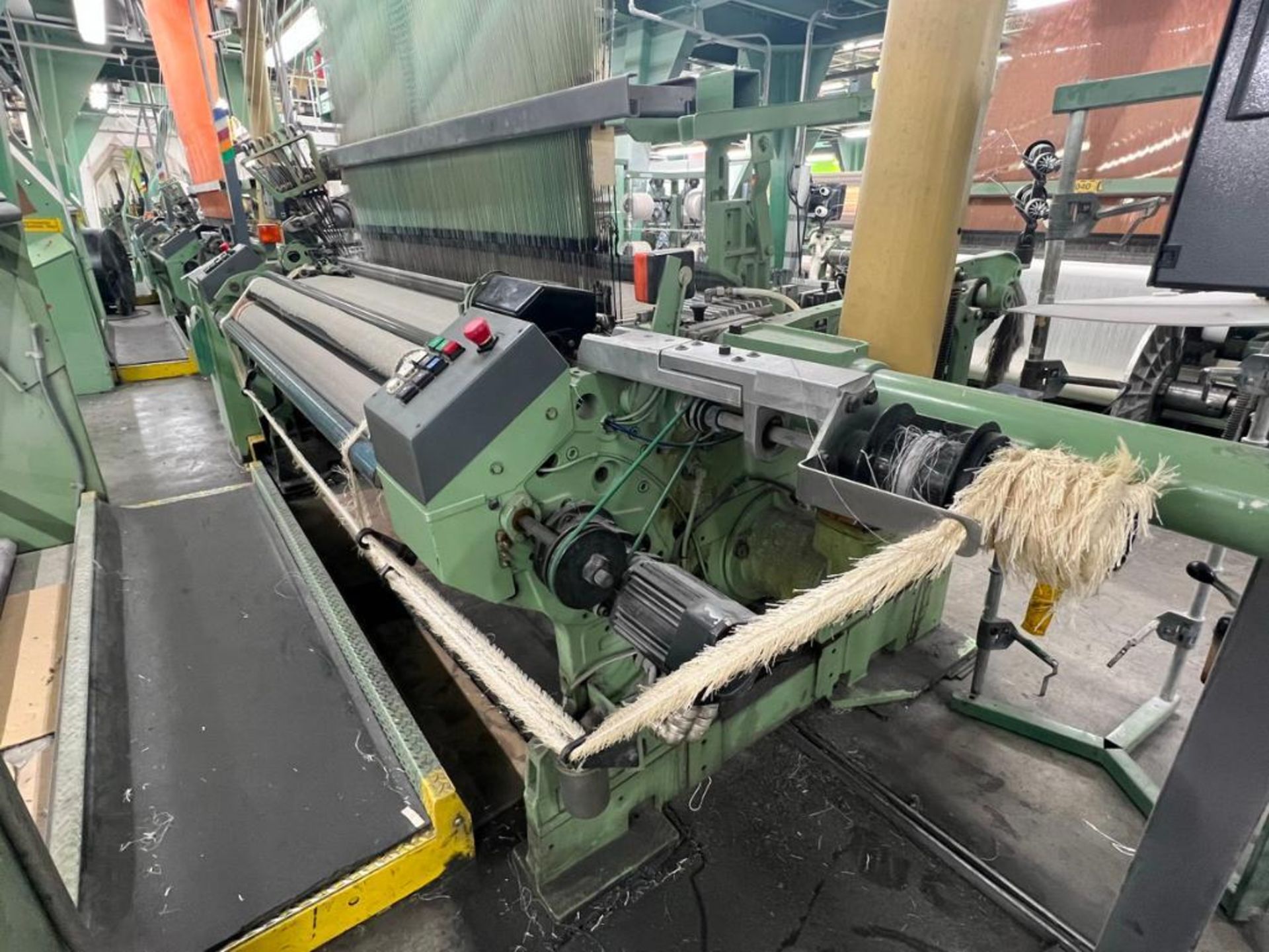 1997 Dornier 210 cm Jacquard Rapier Loom, Model HTVS 8/J, S/N 38460 - Equipped with 8 Colors, 4 Feed - Image 9 of 14