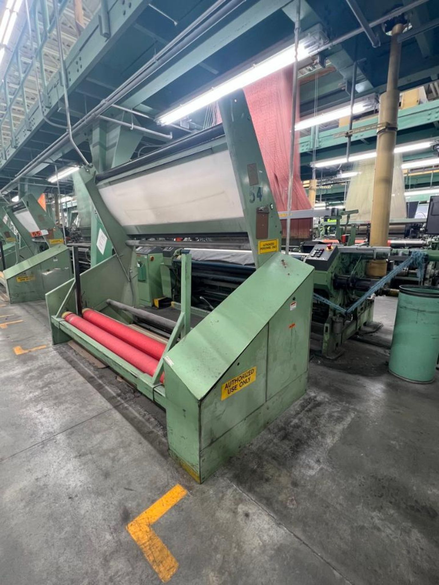 1997 Dornier 210 cm Jacquard Rapier Loom, Model HTVS 8/J, S/N 38461 - Equipped with 6 Colors, 4 Feed - Image 10 of 13