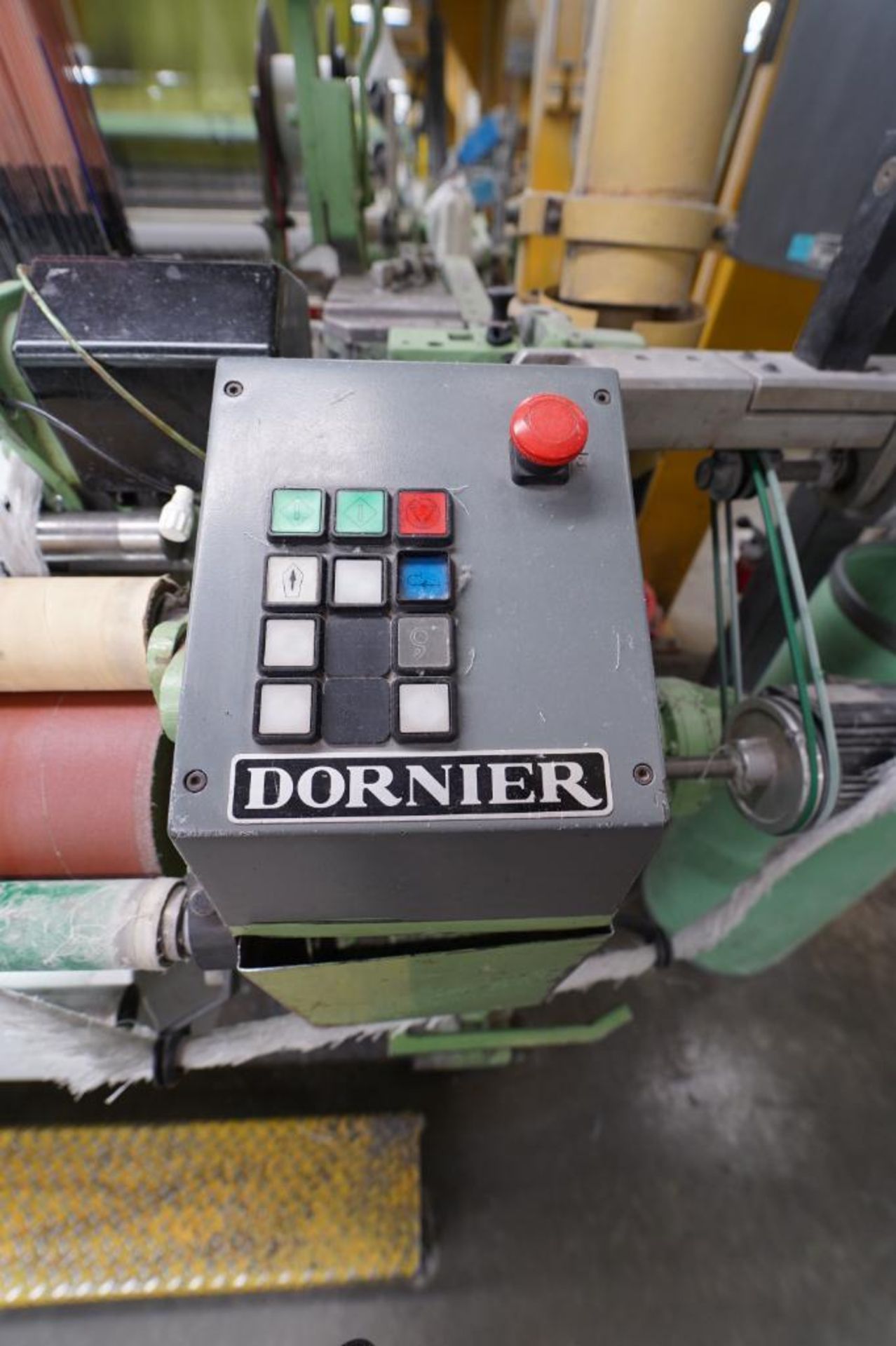 1992 Dornier 200 cm Jacquard Rapier Loom, Model HTVS 8/J, S/N 31904 - Equiped with 6 ECS, Located At - Image 7 of 9