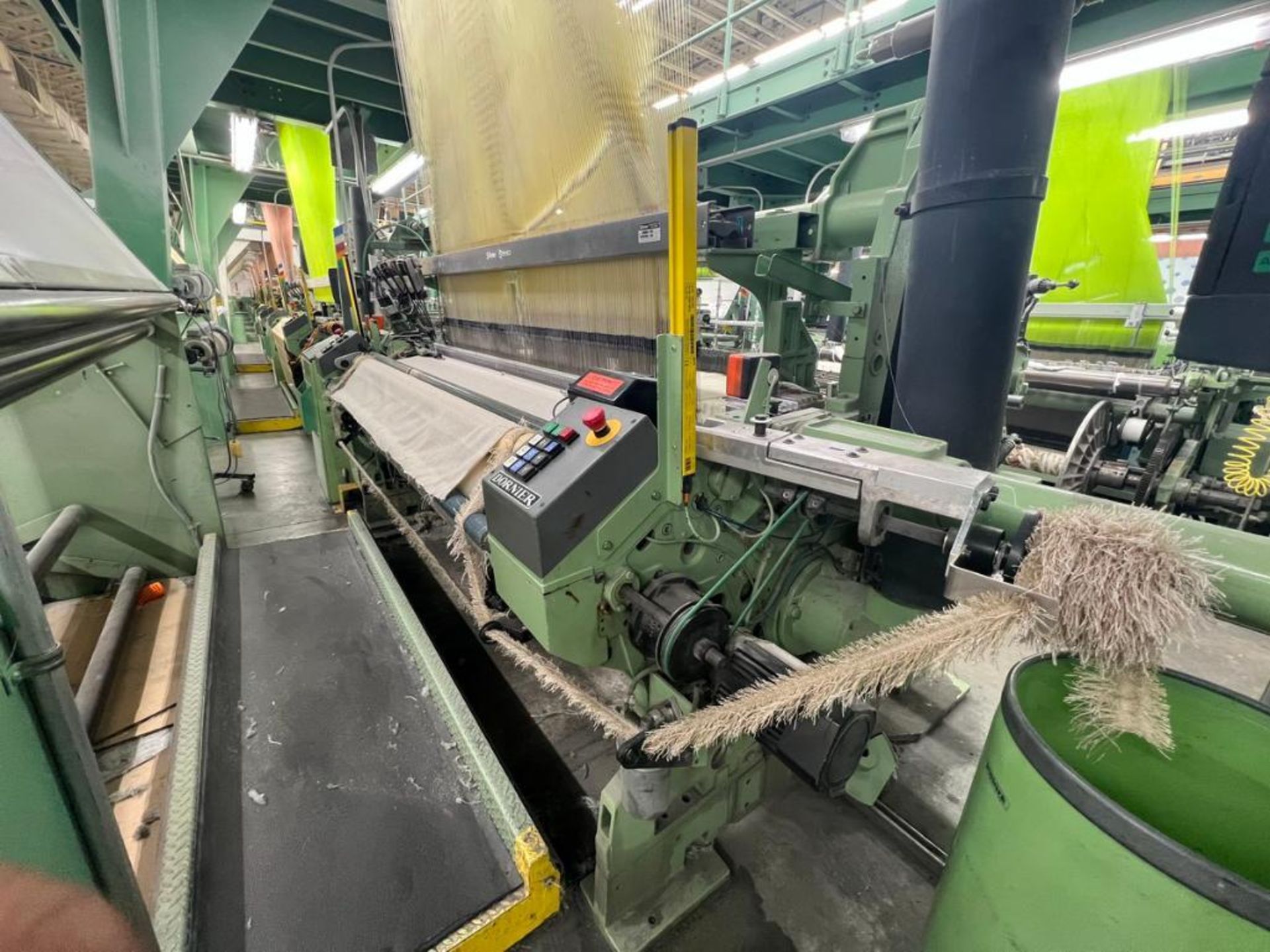 2000 Dornier 210 cm Jacquard Rapier Loom, Model HTVS 8/J, S/N 42085 - Equipped with 4 ECS, 4 Feeders - Image 9 of 10