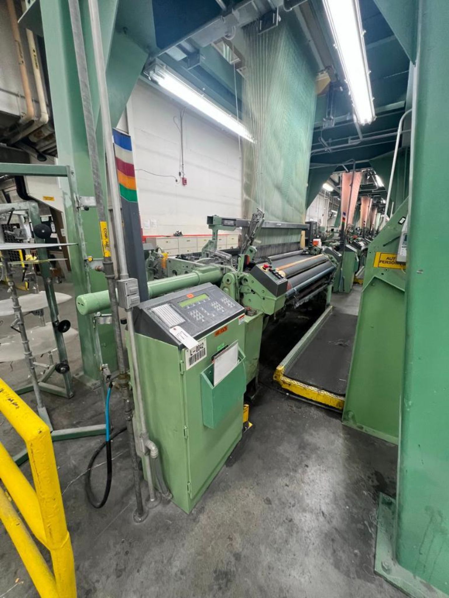 1997 Dornier 210 cm Jacquard Rapier Loom, Model HTVS 8/J, S/N 38463 - Equipped with 8 Colors, 4 Feed - Image 7 of 14