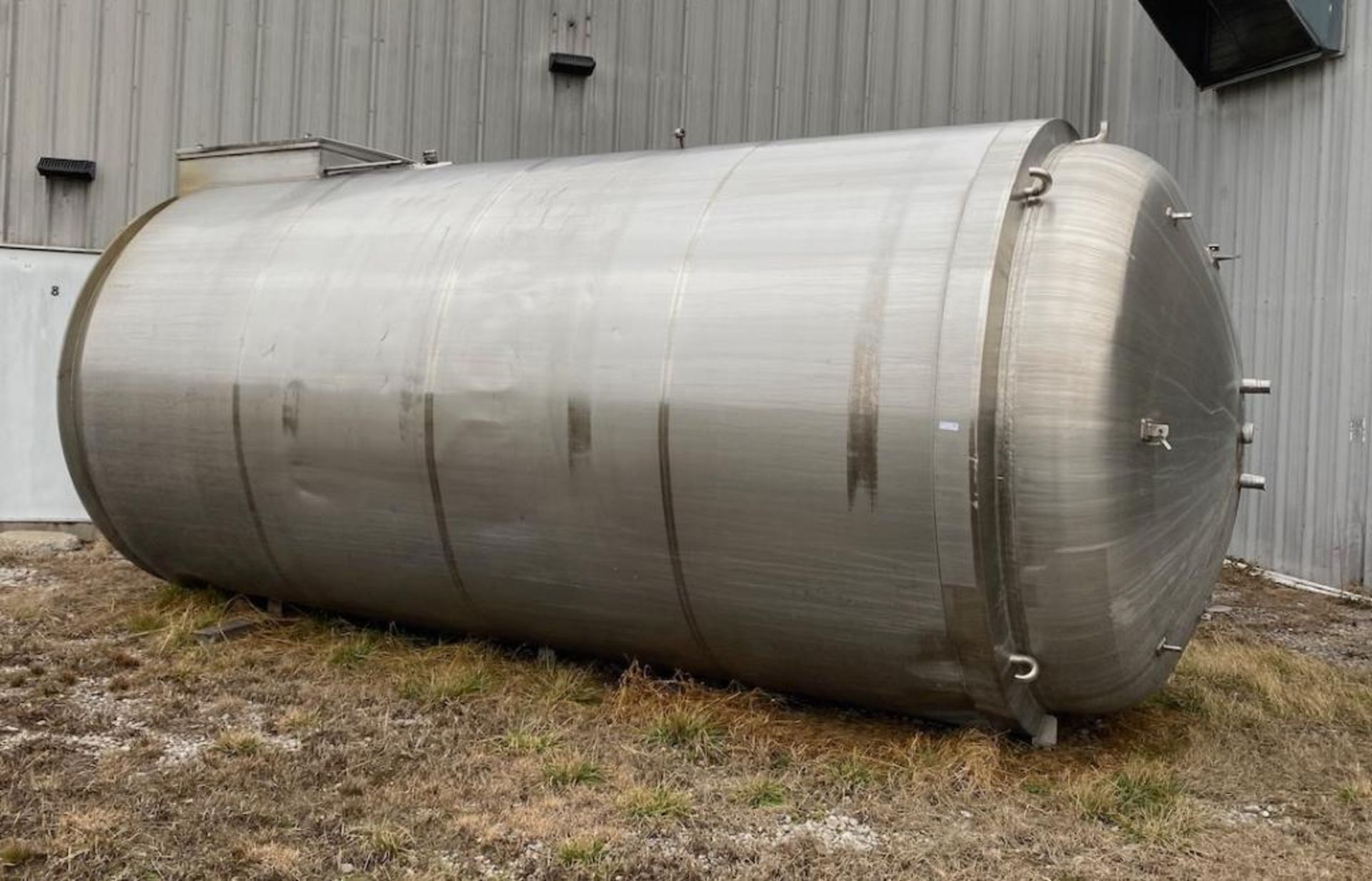 2001 6,000-Gallon Deplaatjzen Industries 316 Stainless Steel Vertical Pressure Vessel