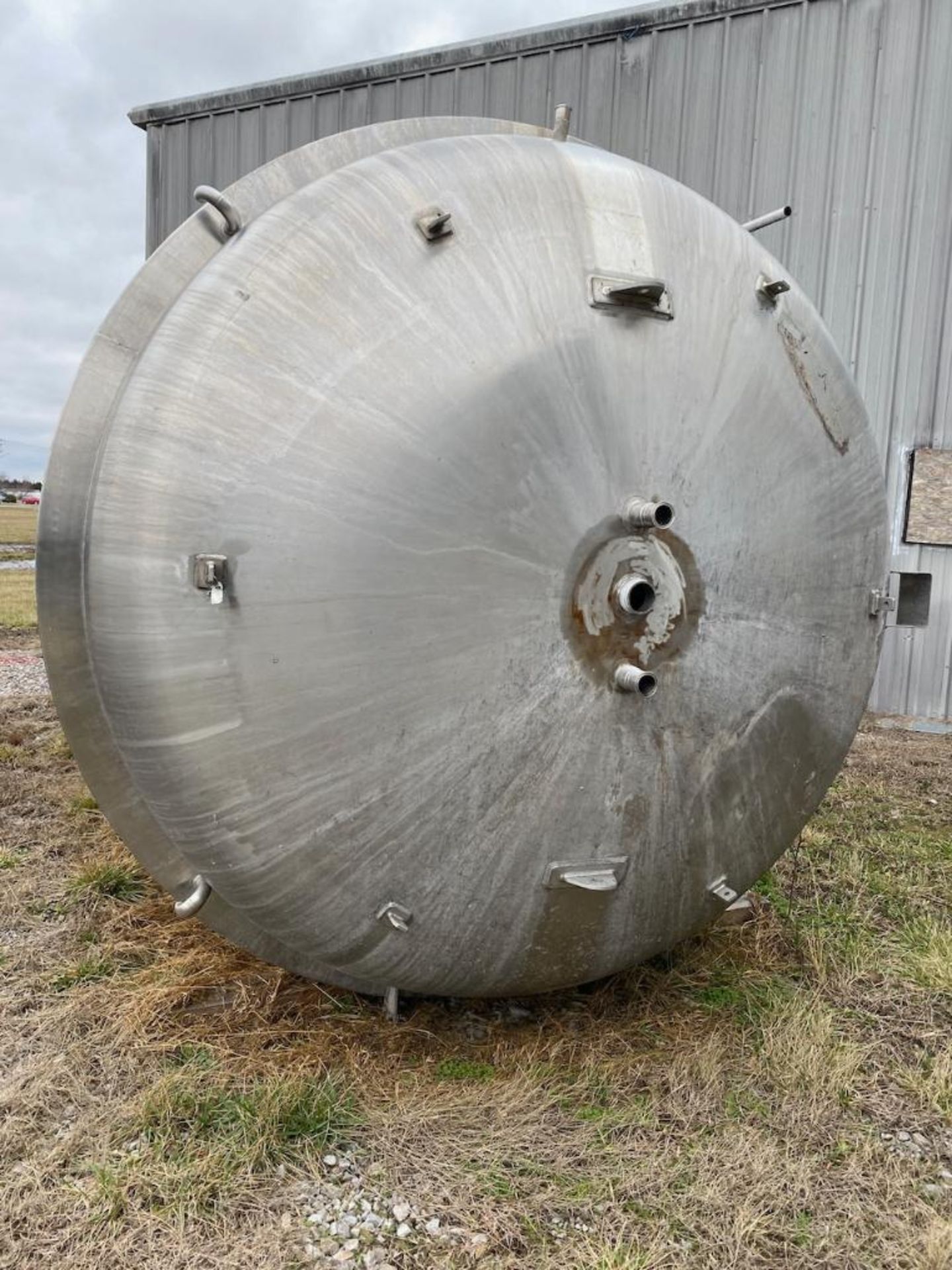 2001 6,000-Gallon Deplaatjzen Industries 316 Stainless Steel Vertical Pressure Vessel - Image 5 of 6