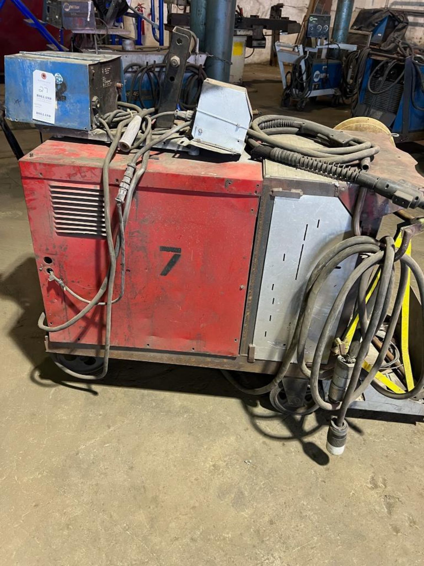 Lincoln Arc Welder, Model R35-3LS, Sold With Miller S-22A 24V Wire Feeder - Image 4 of 5