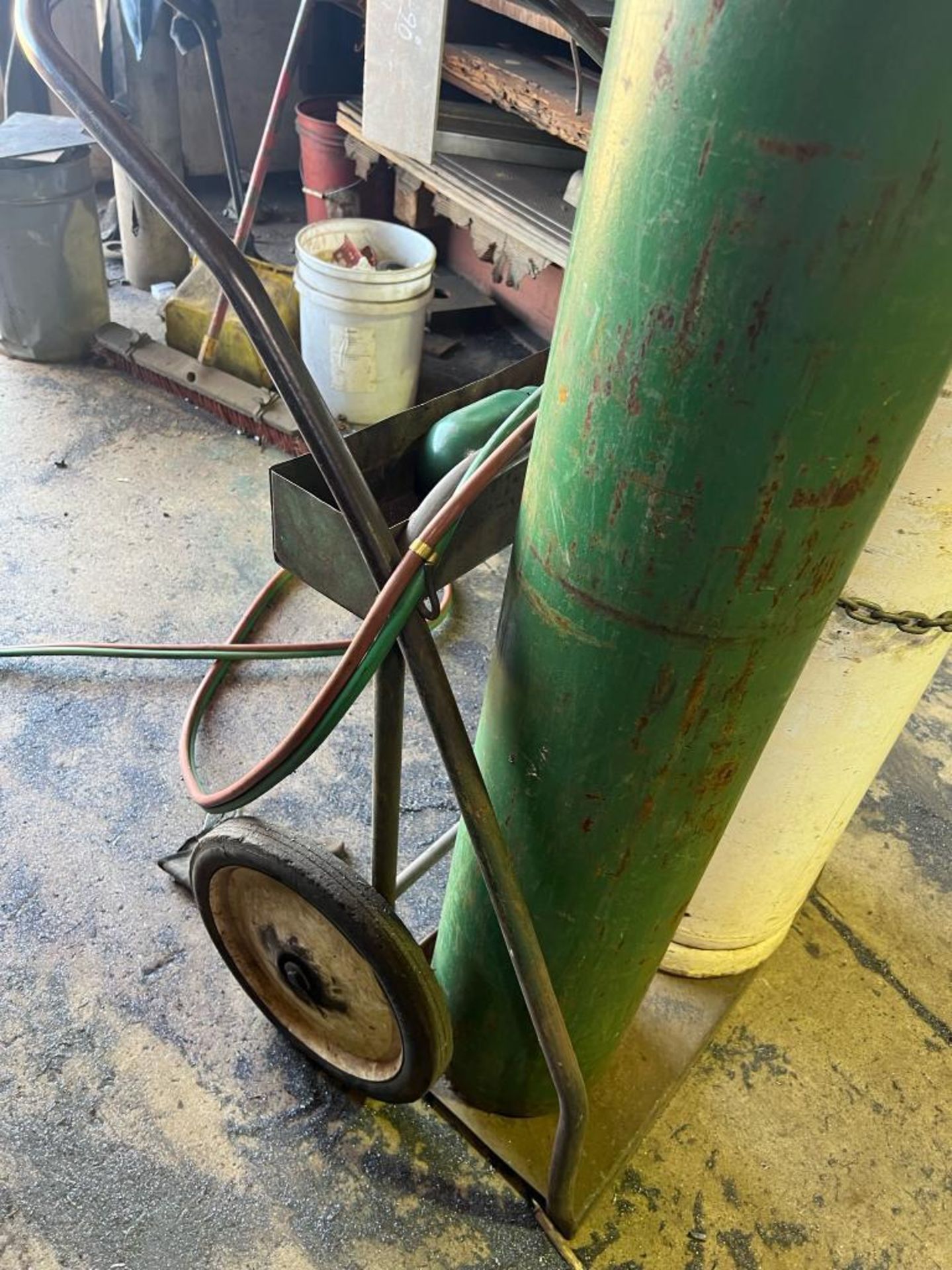 Torch Cart and Settling Torch, Hoses & Regulator - Image 2 of 2
