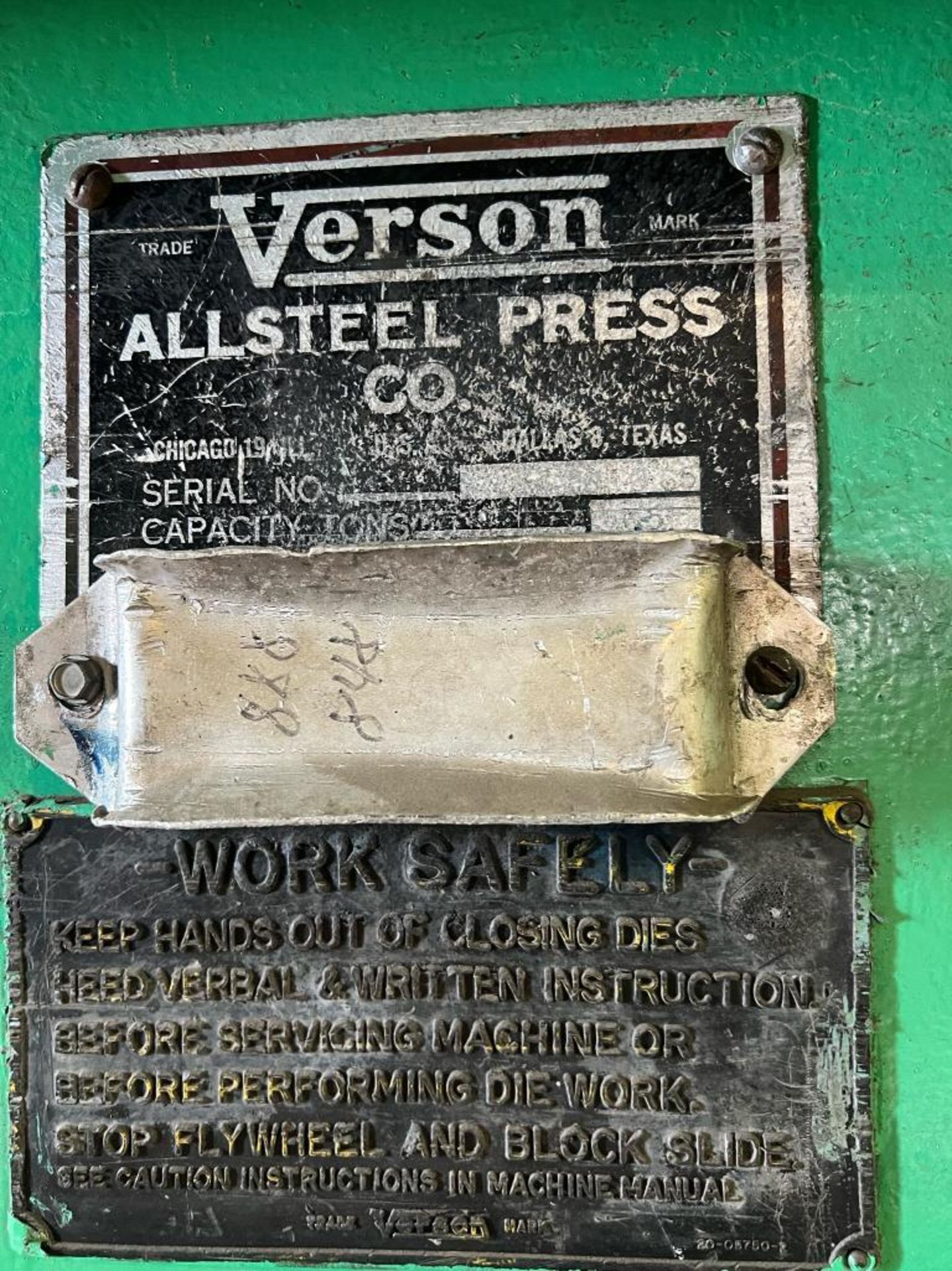 Version Model 2010-65 12' Press Brake, Serial No. 21124 - Image 3 of 7