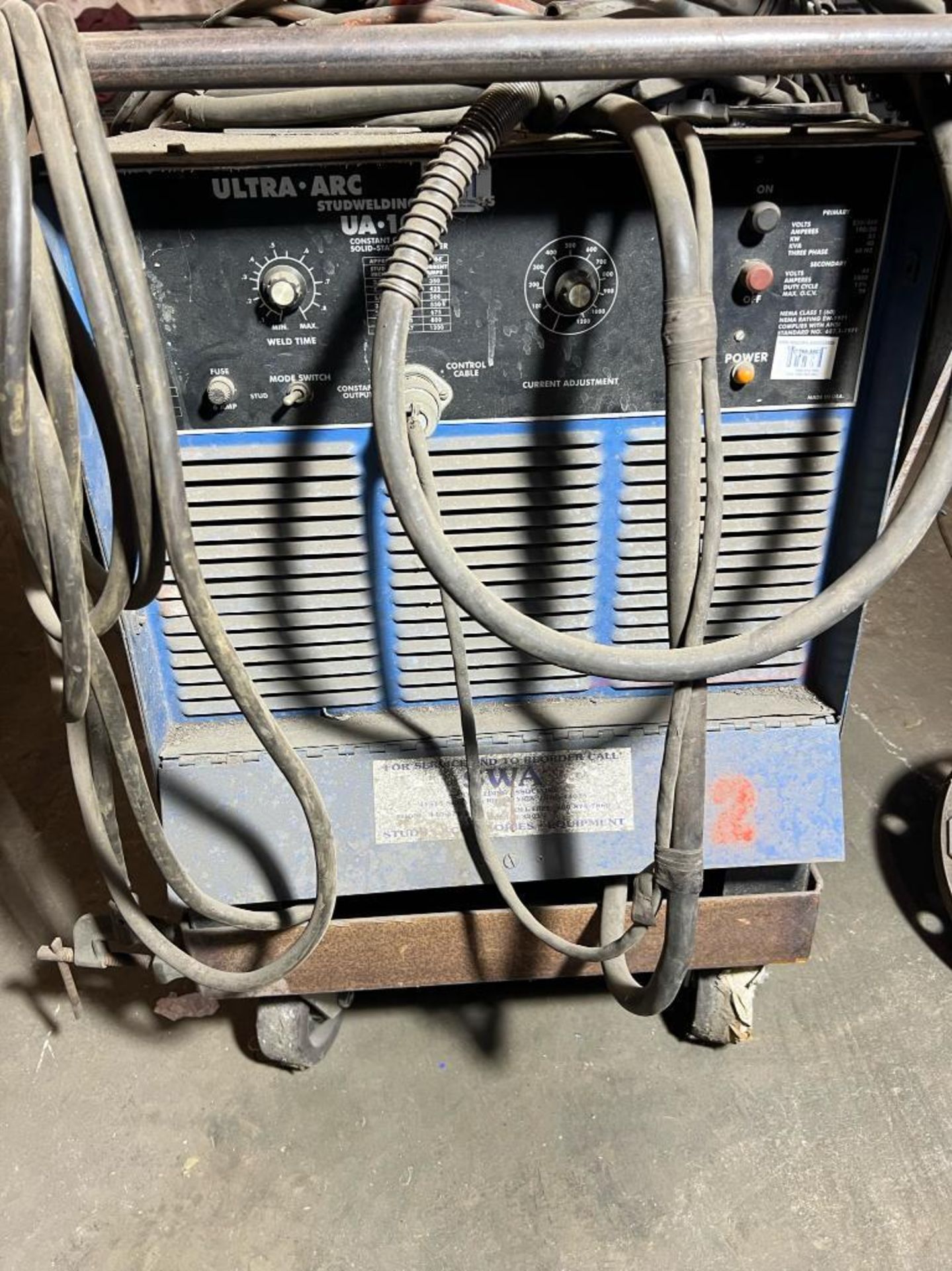 Ultra-Arc Stud Welder, UA-1000, with Leads, Single Phase - Image 2 of 4