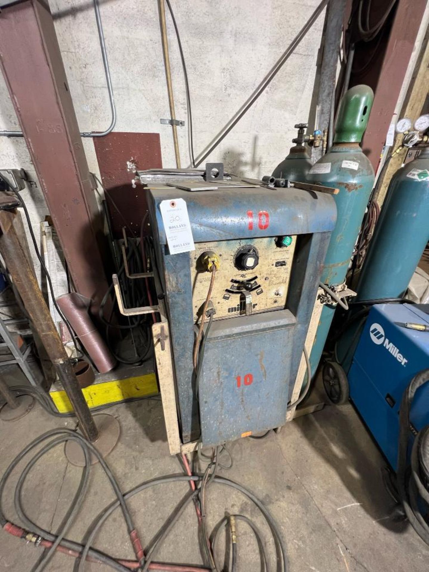 Miller AC/DC Gas Tunstein Arc Welding Machine, Model #330A/BP, Bottles Not Included
