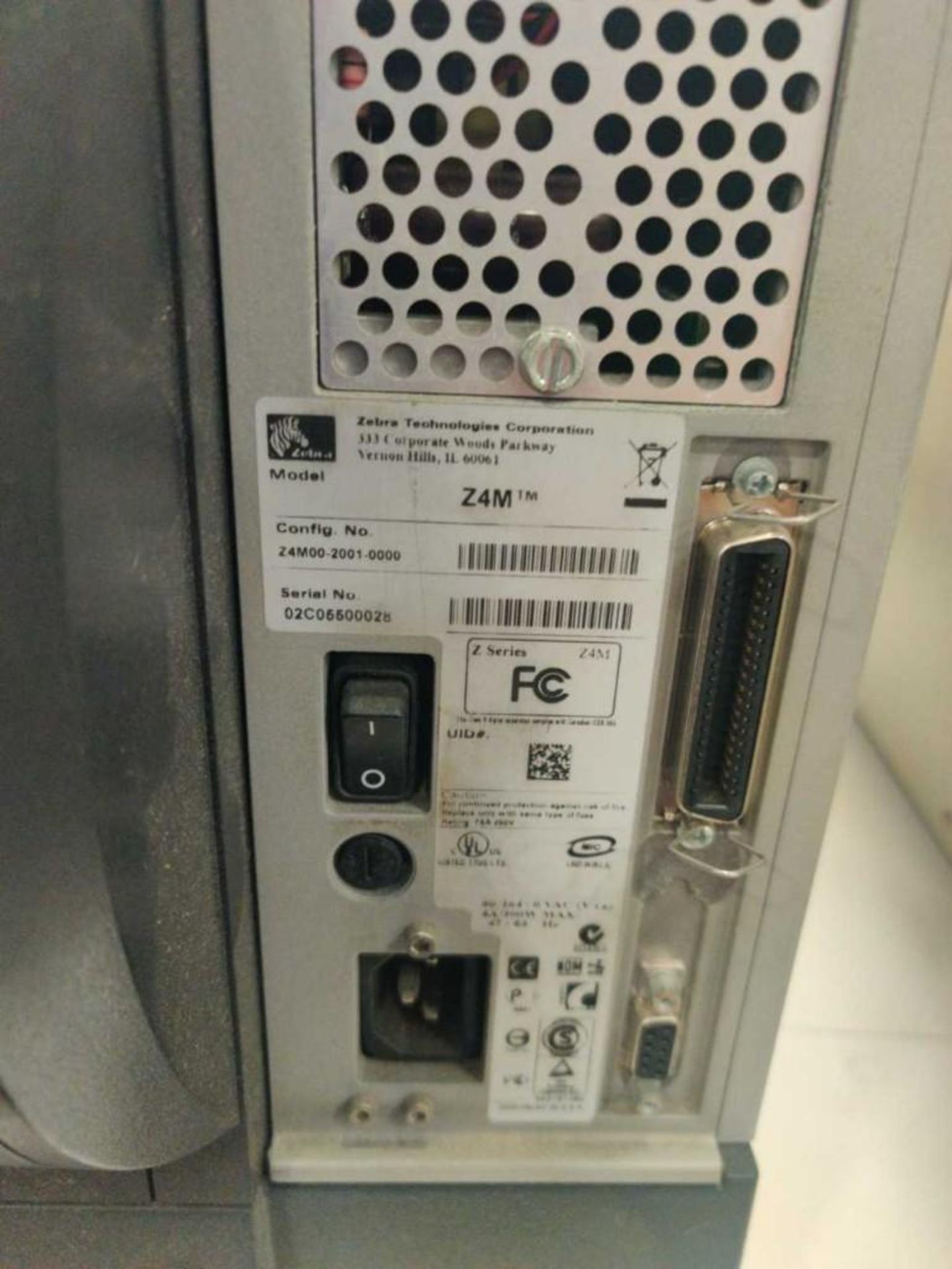 Zebra Label Printer Z4M Plus 15" x 10 1/2" x 13" - Image 6 of 6