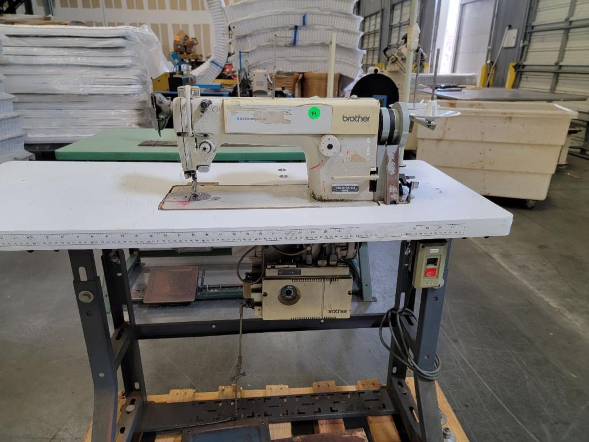 Brother Sewing Machine, Model DB2-B737-413 S/N E0002221