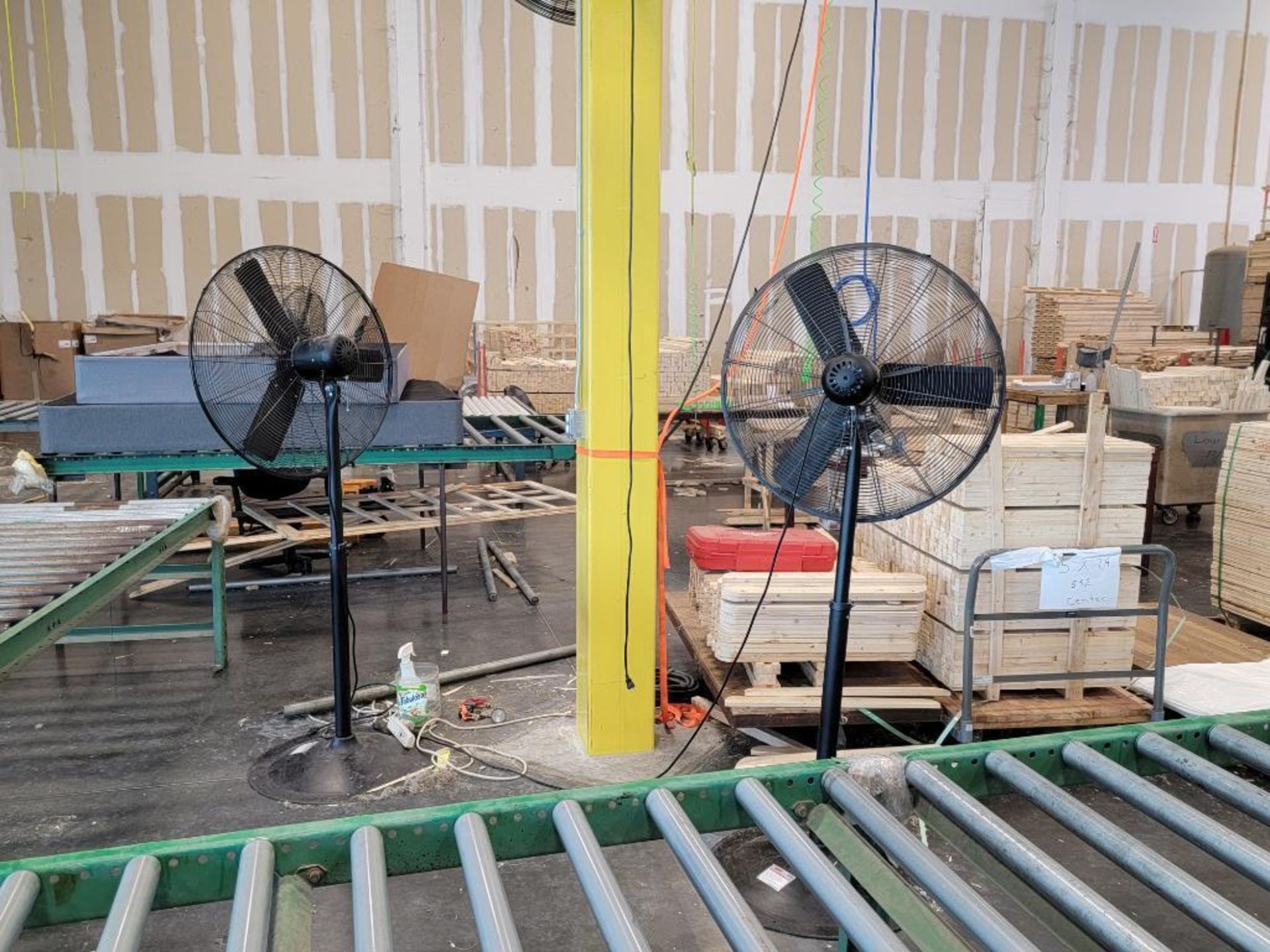 Lot of (20) Lot of Floor & Mounted Shop Fans - Image 5 of 5