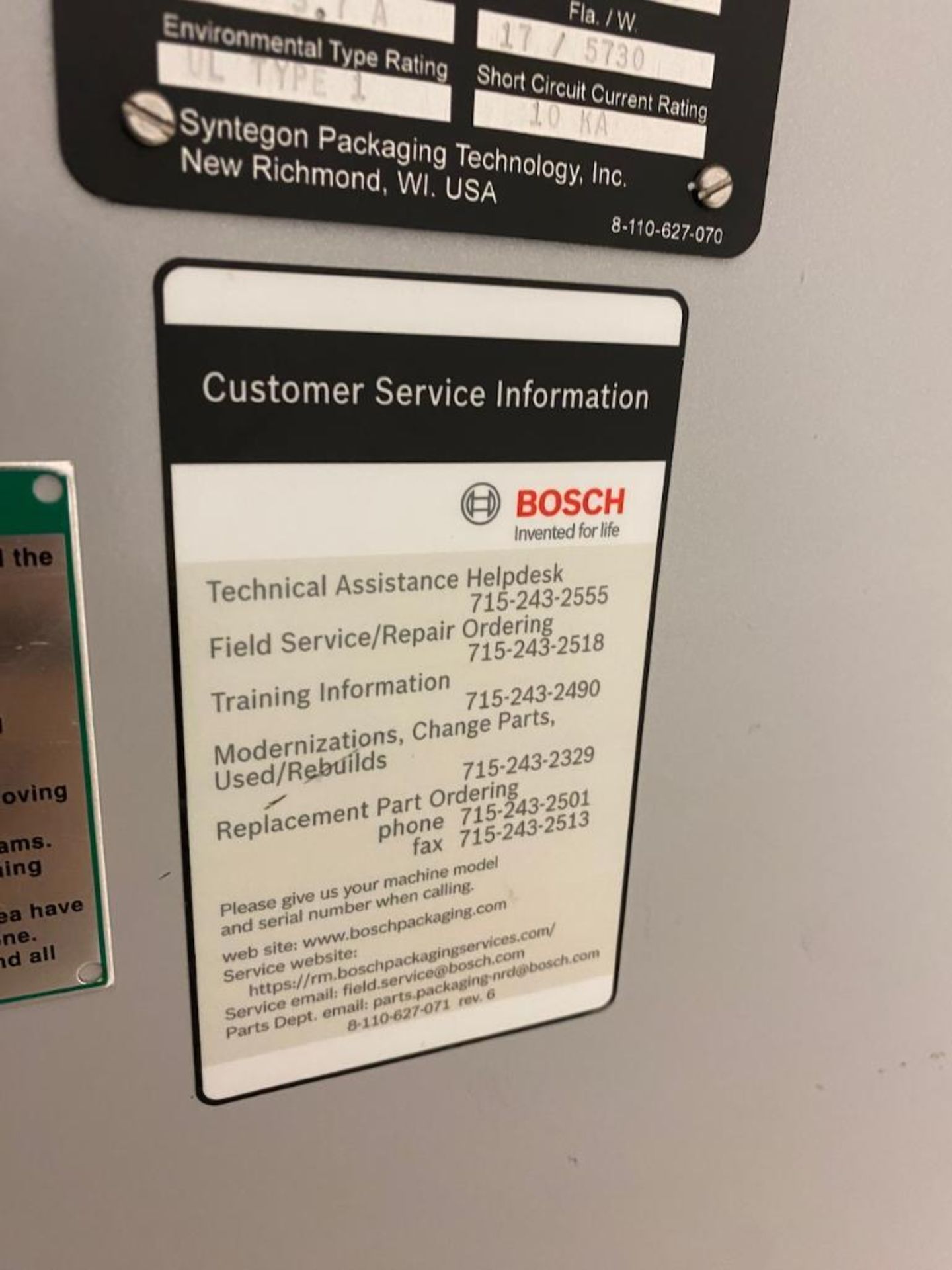 2019 Bosch 201 Flow Wrapper - Image 16 of 20