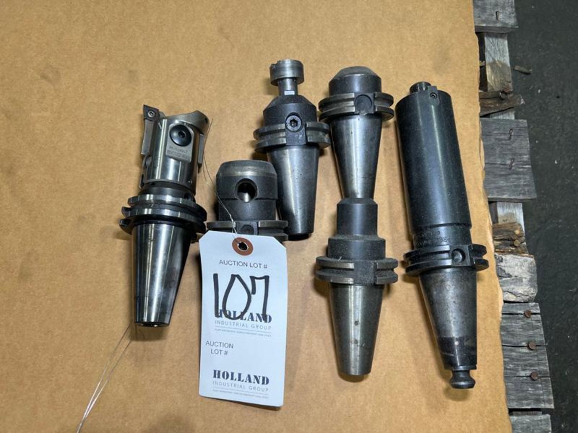 (1) Lot of (6) CNC CAT 40 Tool Holders