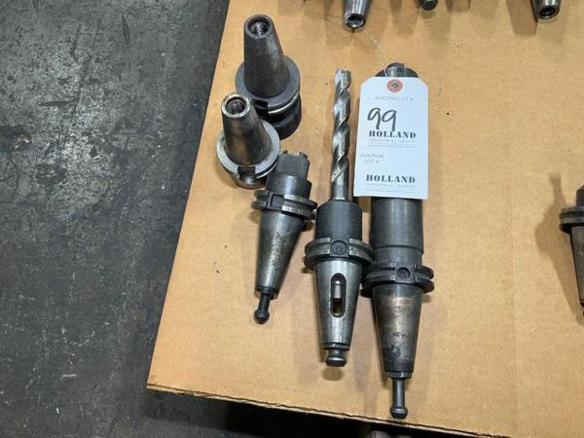 (1) Lot of (5) CNC CAT 40 Tool Holders