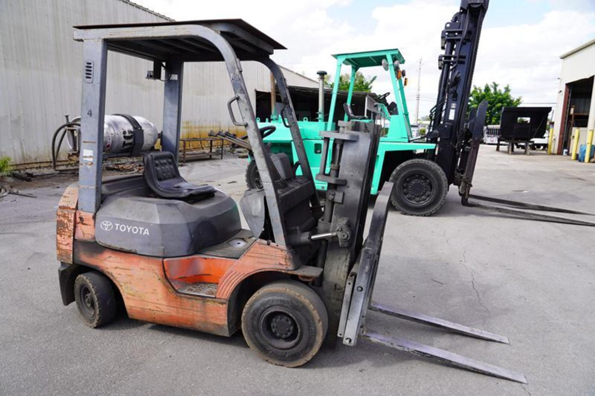 Toyota Mdl: 7FGU18 3,500 Lbs Propane Forklift, 3,500 Lbs Lift Capacity, Load Center 24'', Lift Speed - Image 3 of 10