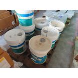 PALLET WITH 7.5 GALLON BUCKETS OF EUCLID CHEMICAL SUPER DIAMOND CLEAR VOX