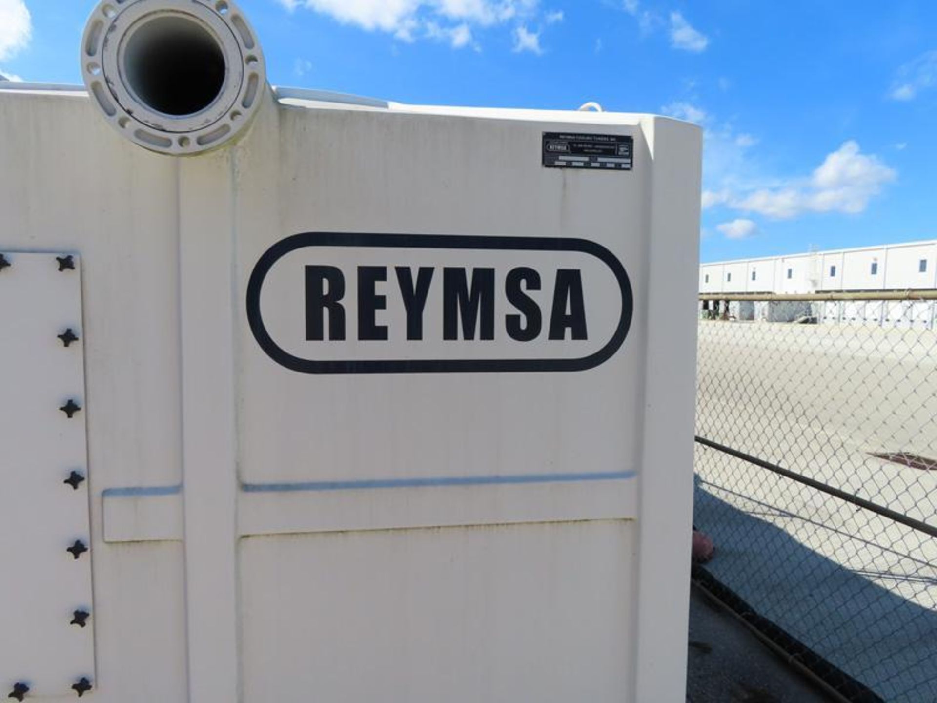 REYMSA RT827215-B-SLS COOLING TOWER, 15HP MOTOR, VOLTS: 230/4.60AMPS 62/31, RPM: 698, Flow Rate (GPM - Image 3 of 6