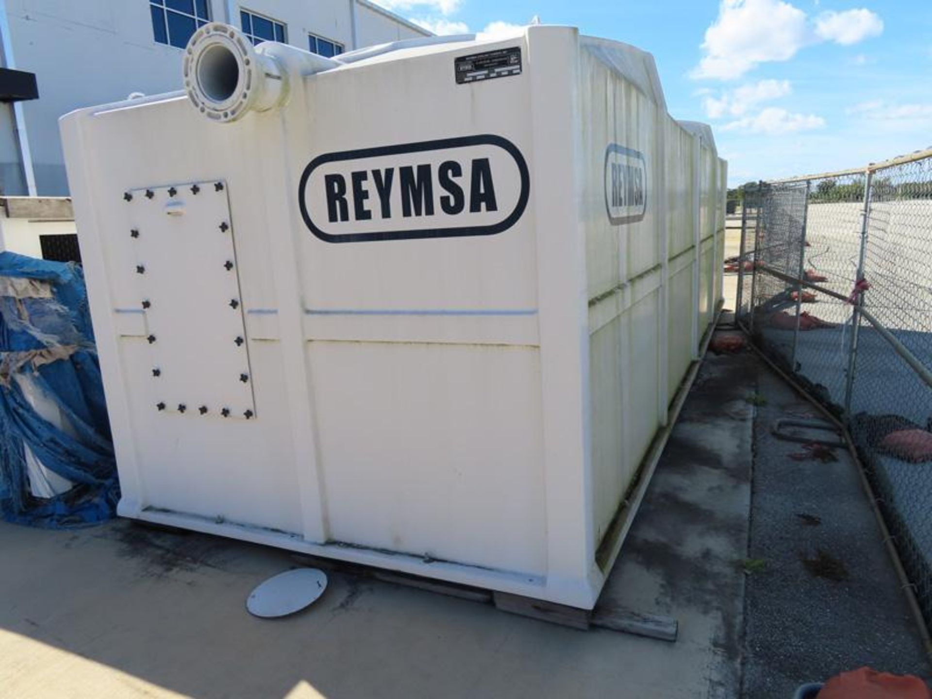 REYMSA RT827215-B-SLS COOLING TOWER, 15HP MOTOR, VOLTS: 230/4.60AMPS 62/31, RPM: 698, Flow Rate (GPM - Image 5 of 6