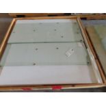 2 PALLETS WITH TEMPERED GLASS PANELS 3FTX4FT