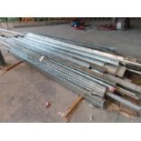 STACK OF STEEL WALL STUDS, VARIOUS LENGTHS