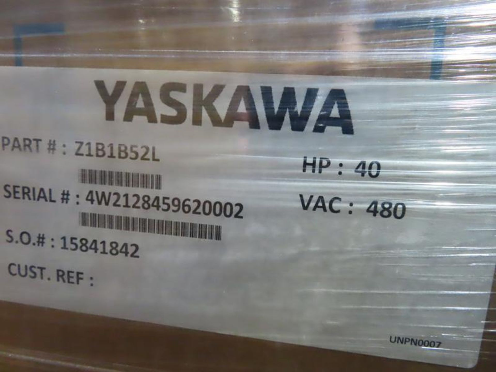 2021 YASKAWA AC DRIVES, YASKAWA PART #Z1B1B52L (5) - Image 3 of 4
