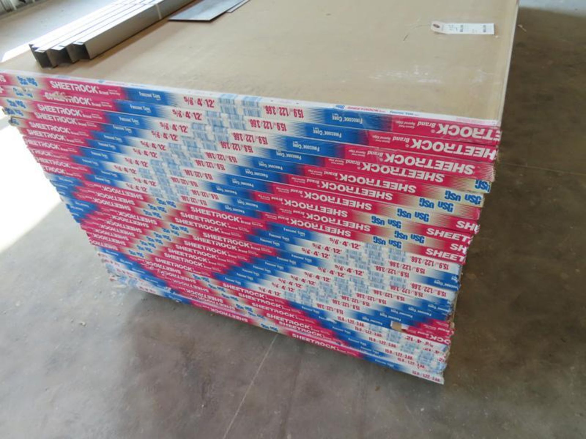PALLET OF FIRECODE CORE TYPE X SHEETROCK, APPROXIMATELY 50 SHEETS - Image 2 of 4