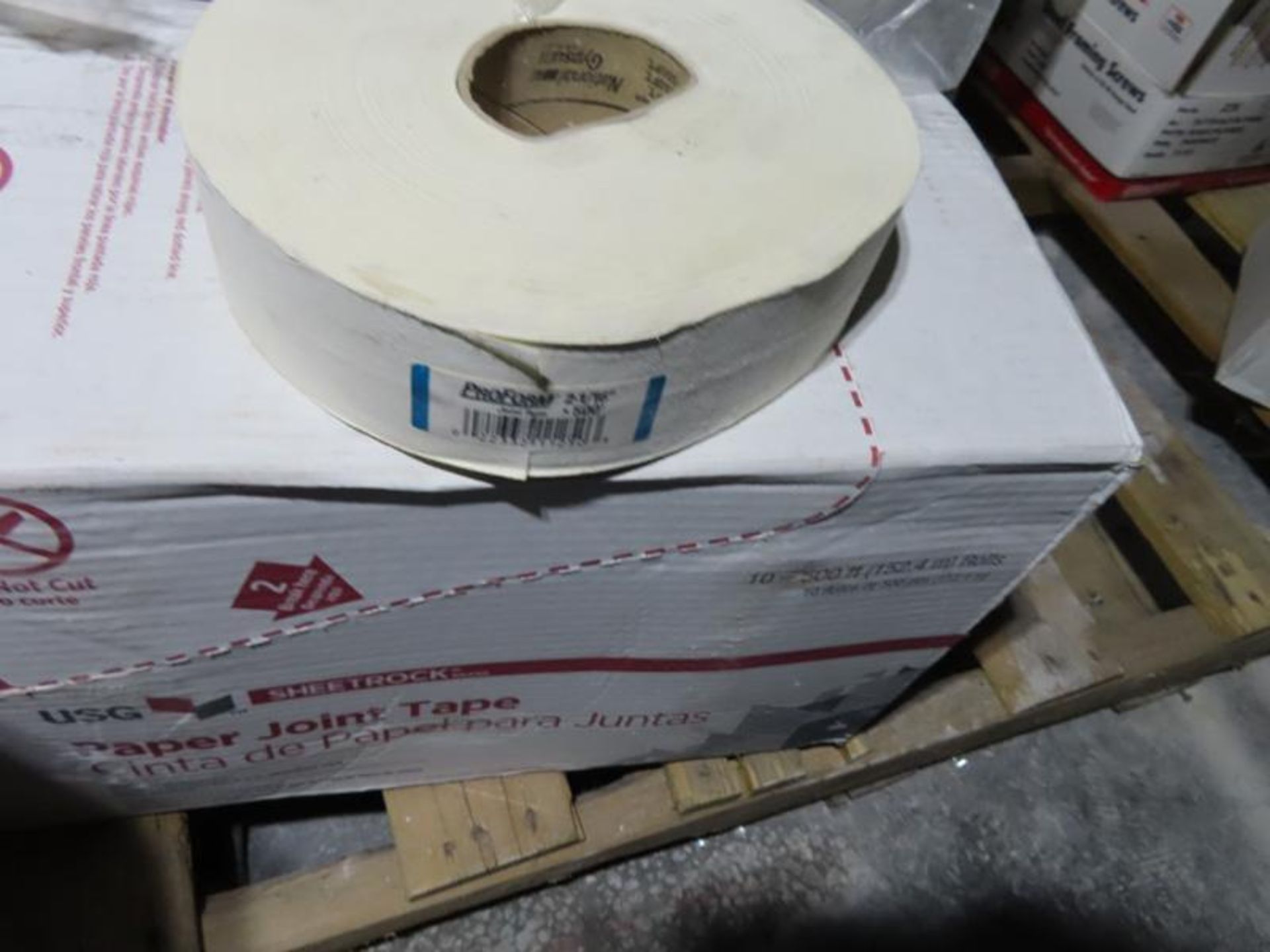 JOINT TAPE, ALL PURPOSE SHEET ROCK COMPOUND, EASY SAND 90 COMPOUND - 3 PALLETS OF MISC COMPOUND MARK - Image 4 of 6