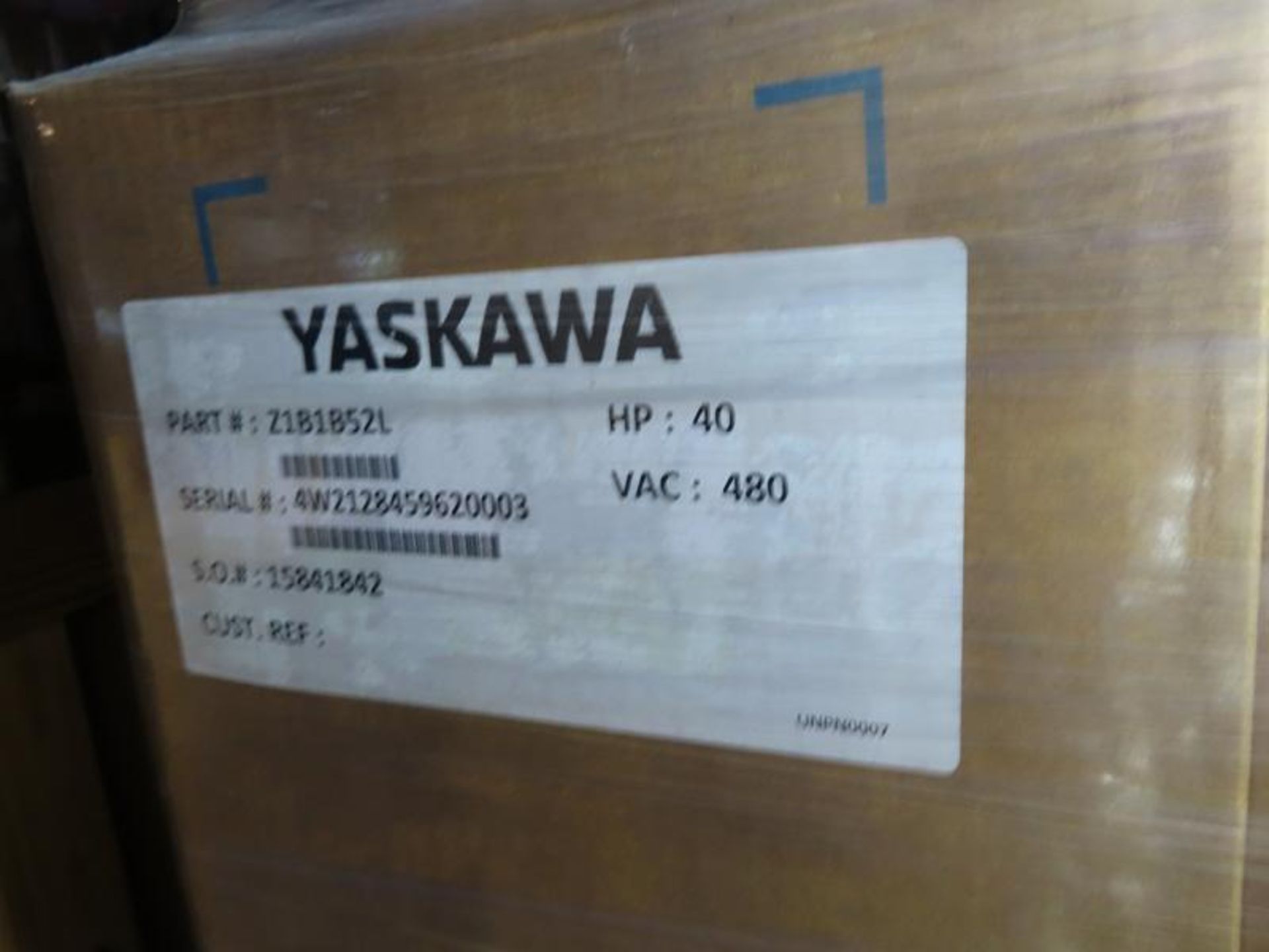 2021 YASKAWA AC DRIVES, YASKAWA PART #Z1B1B52L (5) - Image 4 of 4
