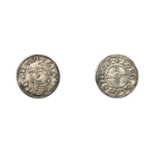 Cnut (1016-1035), Penny, short cross type, York, moneyer Colgrim, diademed bust left holding