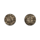 Cnut (1016-1035), Penny, quatrefoil type, Cambridge, moneyer Liofsige, crowned bust left, +CNVT