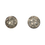 Cnut (1016-1035), Penny, short cross type, Oxford, moneyer Aegelric, diademed bust left holding