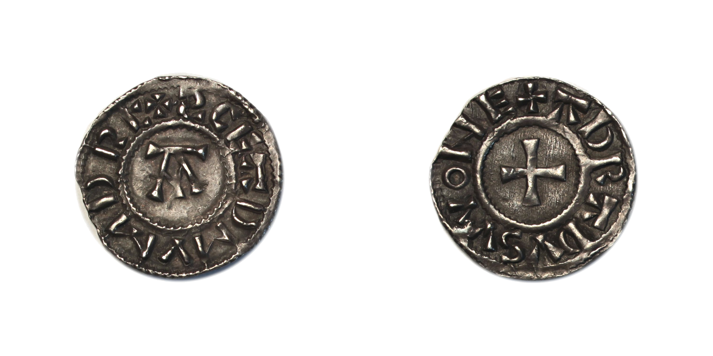 Danish East Anglia (885-915), Penny, St. Edmund memorial coinage, moneyer Adradus, large A, +SC