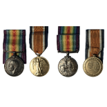 First World War Medal Pair awarded to 74206 PTE.C.O.BIRT R.A.M.C.