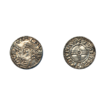 Cnut (1016-1035), Penny, short cross type, Bath, moneyer Æthelstan, diademed bust left holding