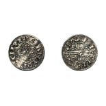 Cnut (1016-1035), Penny, quatrefoil type, London, sword hilt/sceptre Excessively Rare