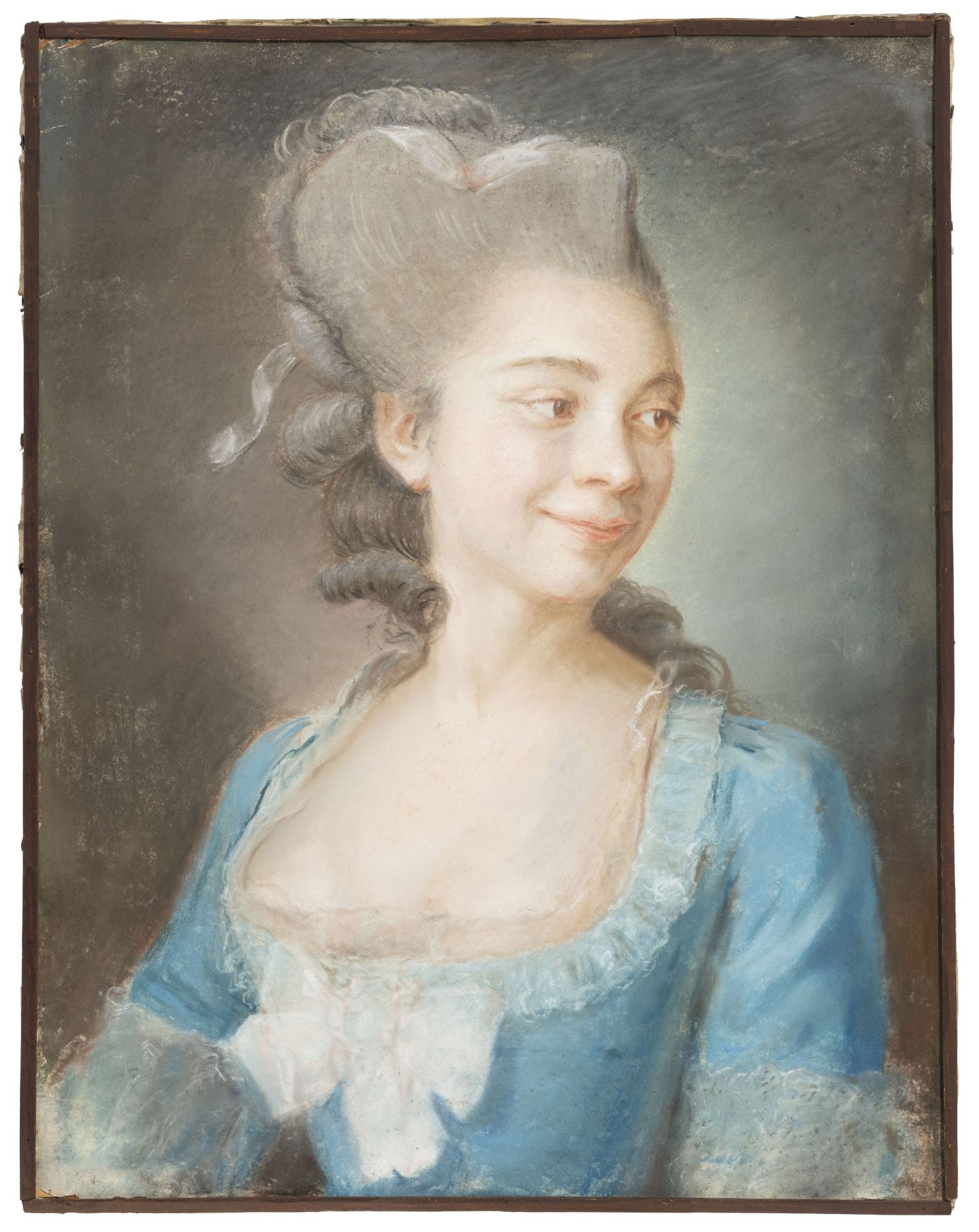 Jean Étienne Liotard@ (1702-1789), Portrait de Madame d'Epinay, 1751-1752, pastel sur papier - Image 3 of 7