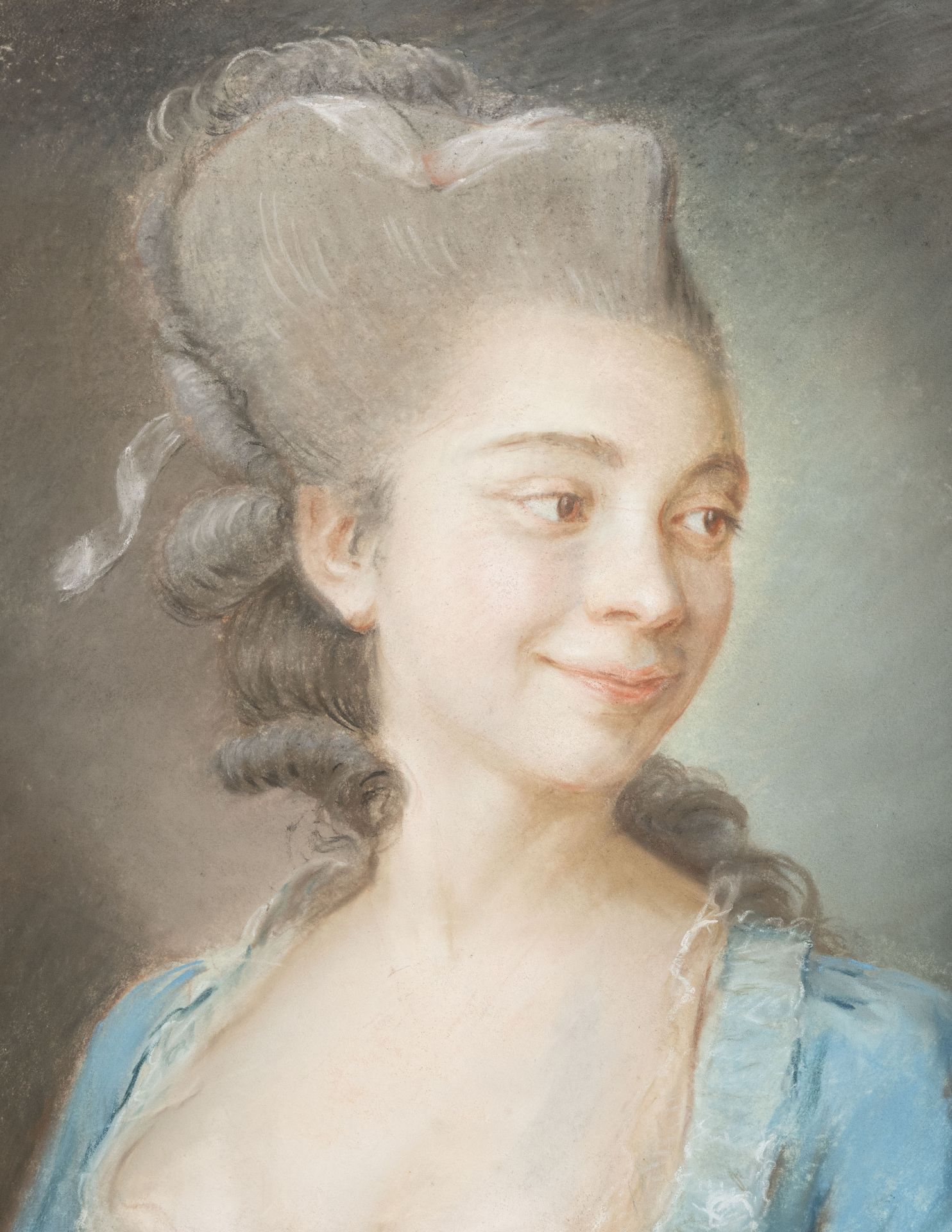 Jean Étienne Liotard@ (1702-1789), Portrait de Madame d'Epinay, 1751-1752, pastel sur papier - Image 5 of 7