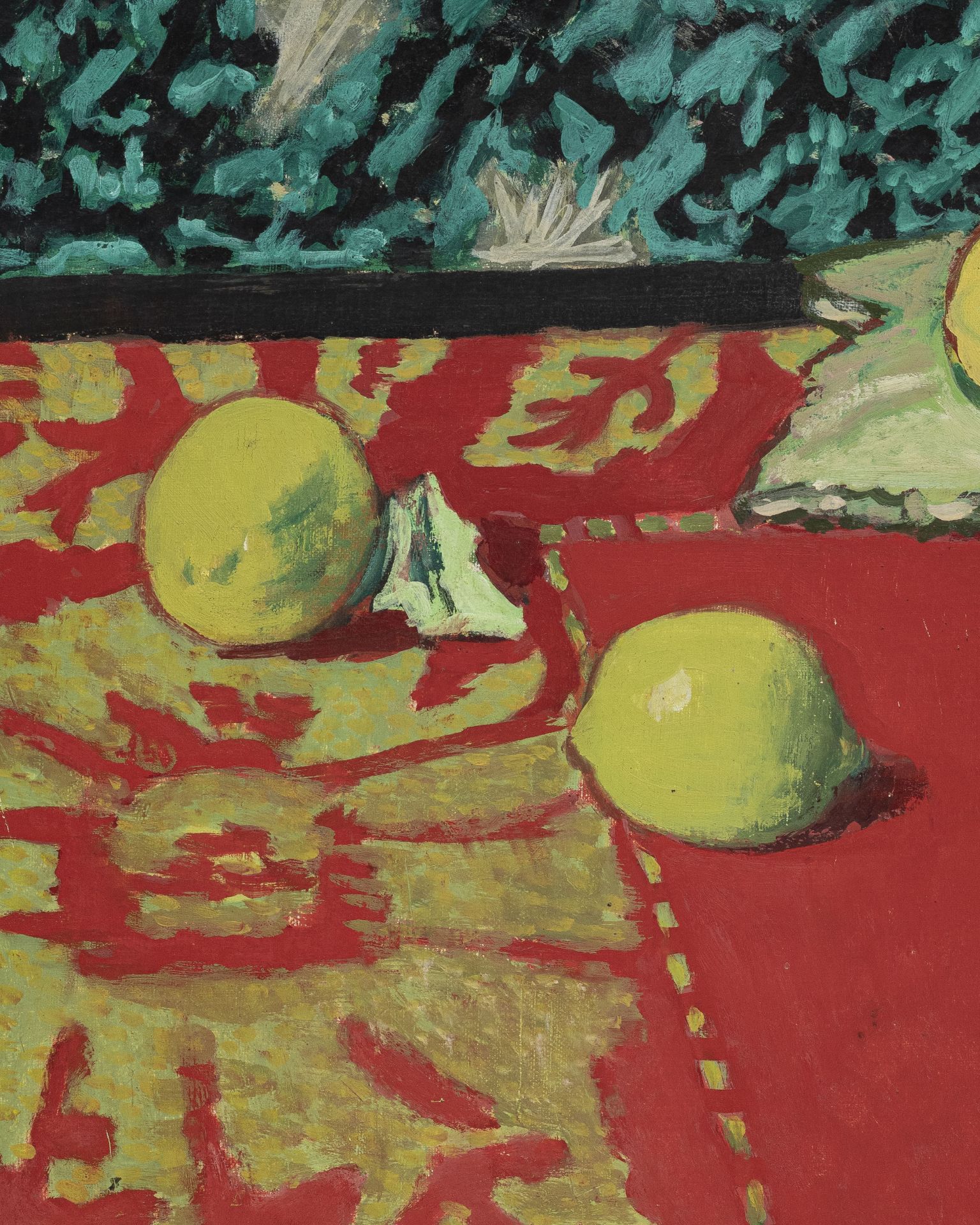 Maurice Brianchon (1899-1979), Nature morte aux citrons , 1961, huile sur toile, signée, 38x55 cm - Image 3 of 5