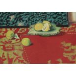 Maurice Brianchon (1899-1979), Nature morte aux citrons , 1961, huile sur toile, signée, 38x55 cm