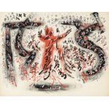 André Masson (1896-1987), Jubilation , tempera sur papier, signée au crayon, 50,5x65 cm